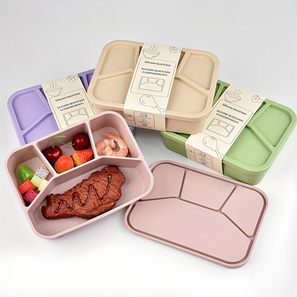 SnapBox – Leakproof Silicone Bento Lunch Box
