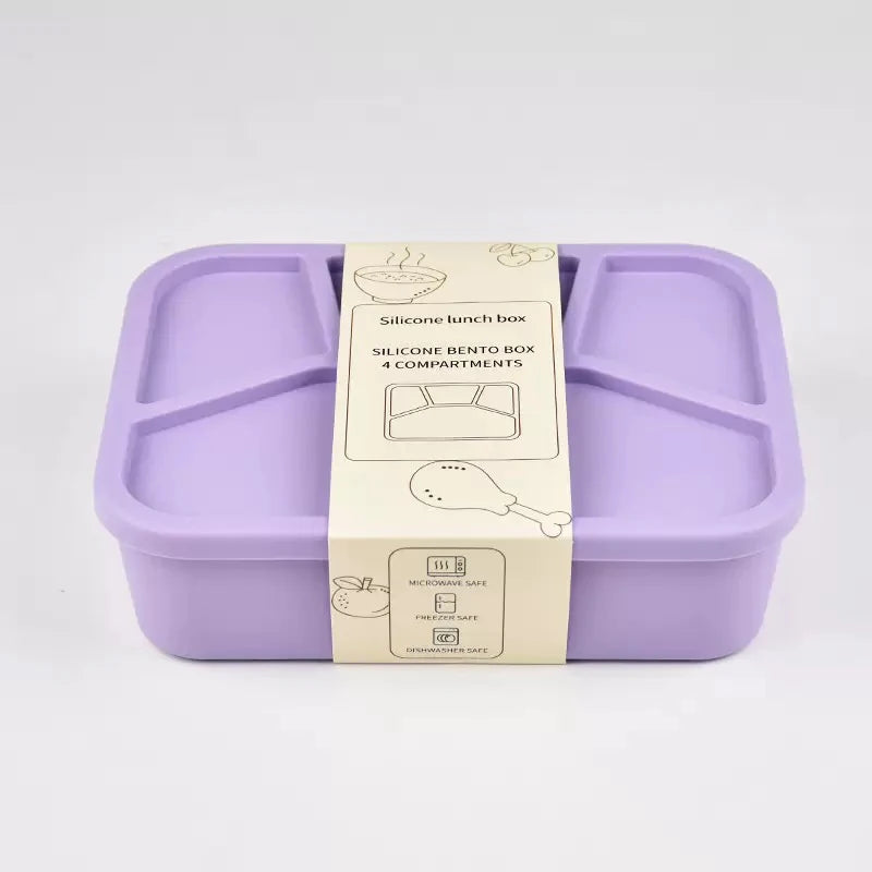 SnapBox – Leakproof Silicone Bento Lunch Box
