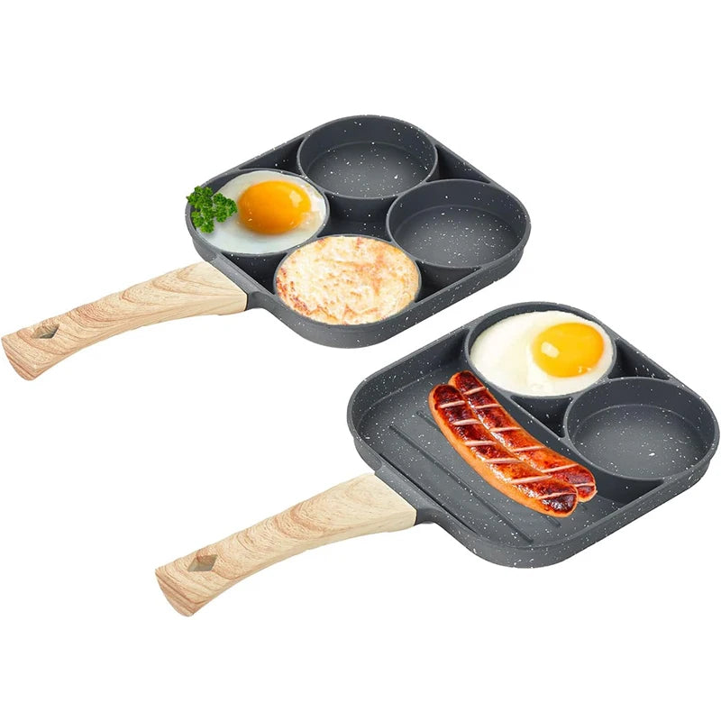SnapEgg – 4-Cup Nonstick Egg & Pancake Pan