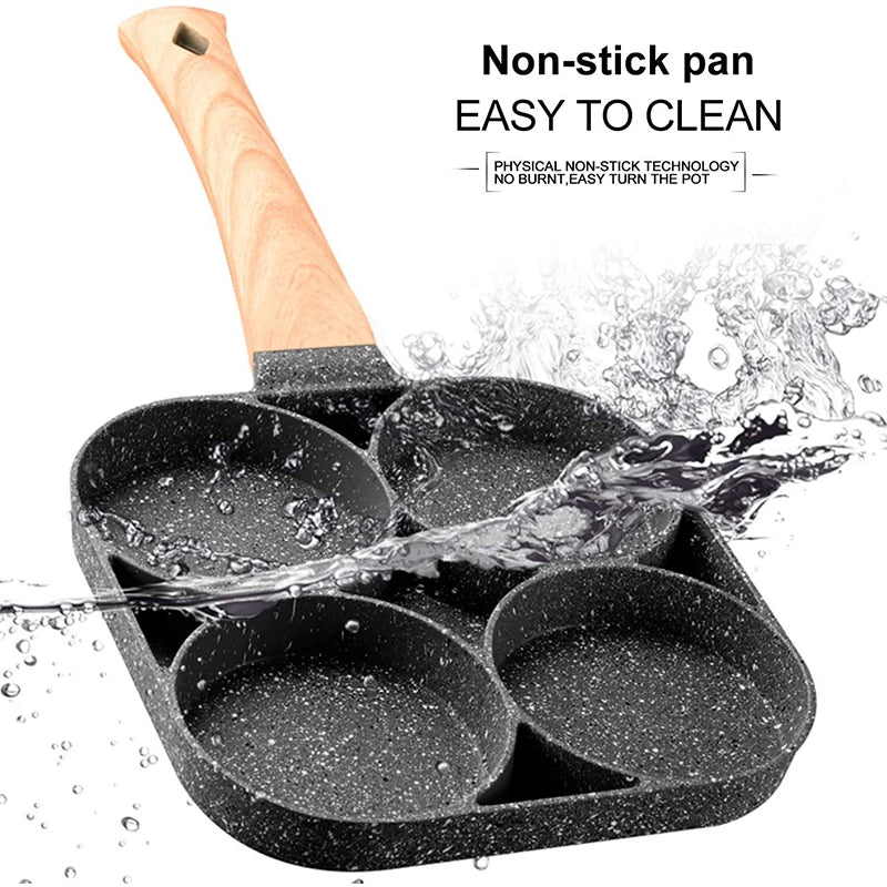 SnapEgg – 4-Cup Nonstick Egg & Pancake Pan
