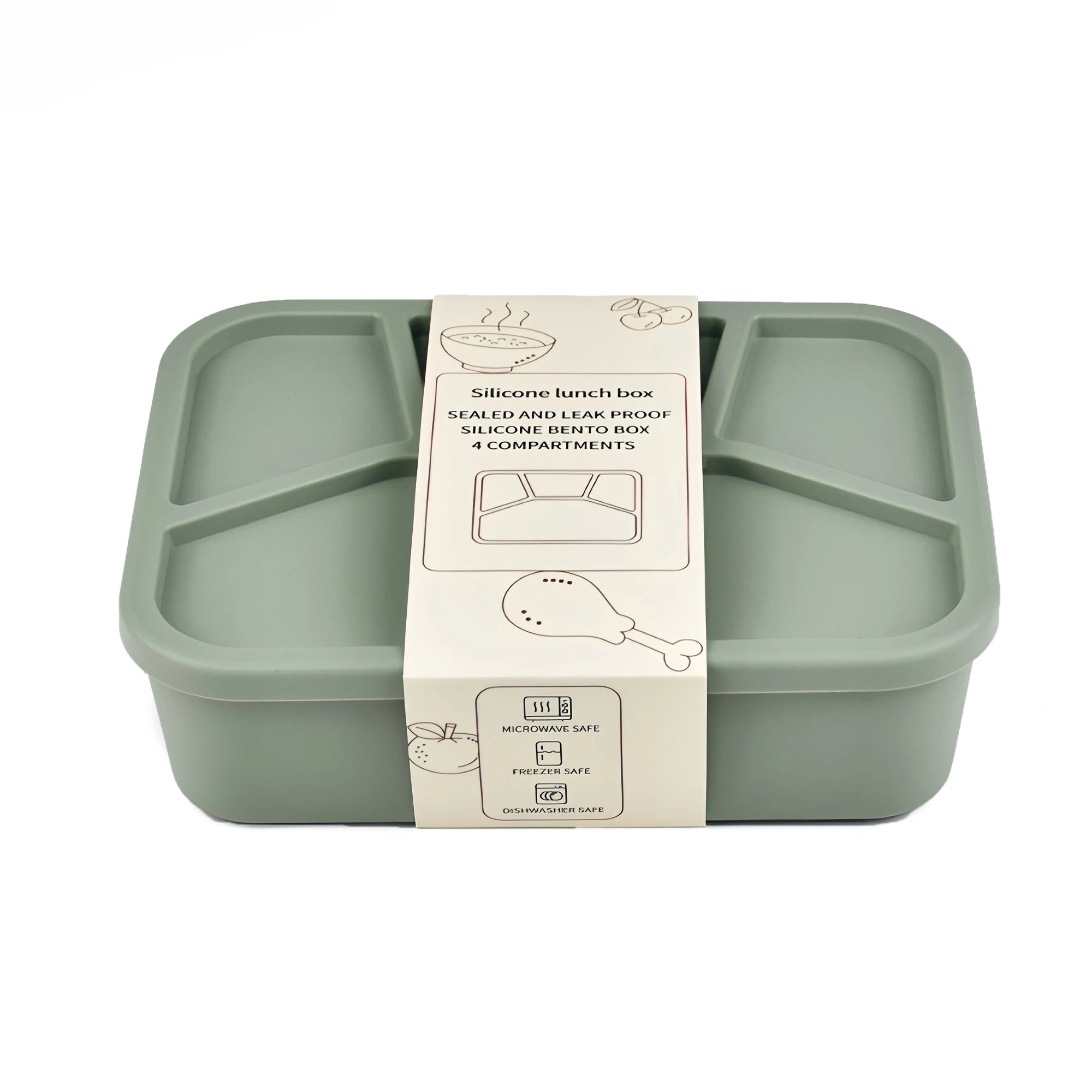 SnapBox – Leakproof Silicone Bento Lunch Box