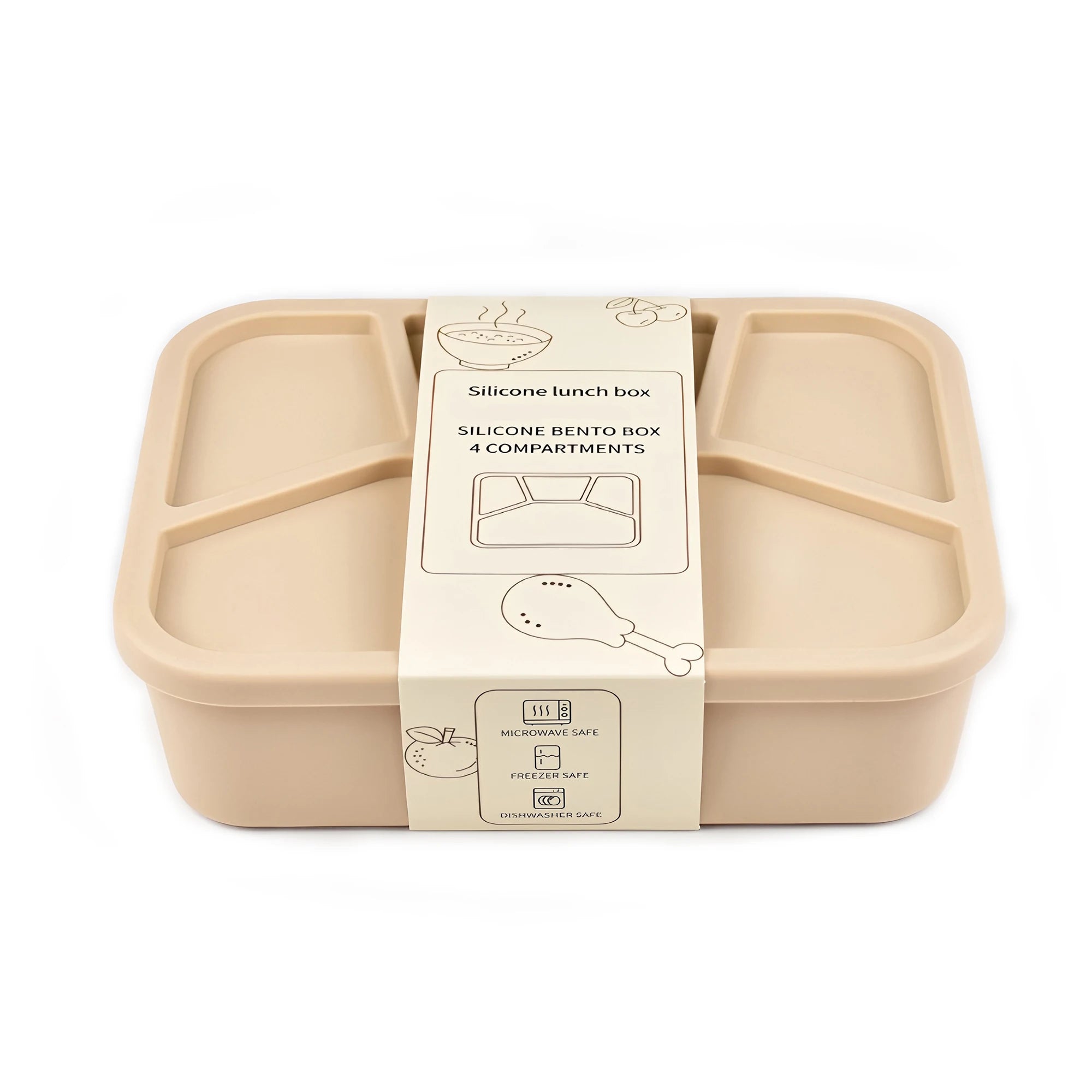 SnapBox – Leakproof Silicone Bento Lunch Box