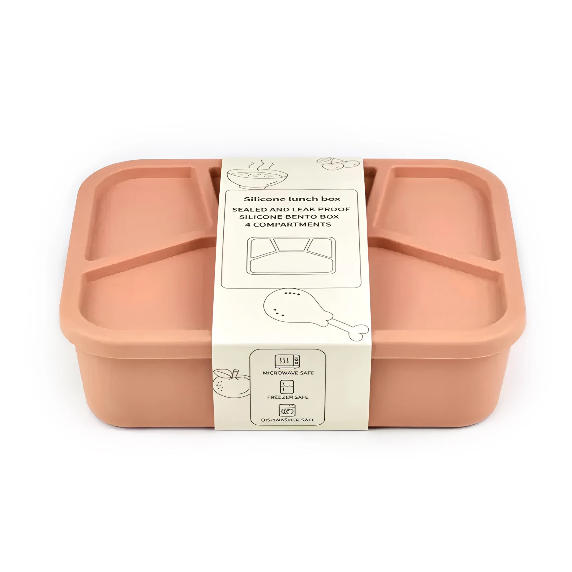 SnapBox – Leakproof Silicone Bento Lunch Box