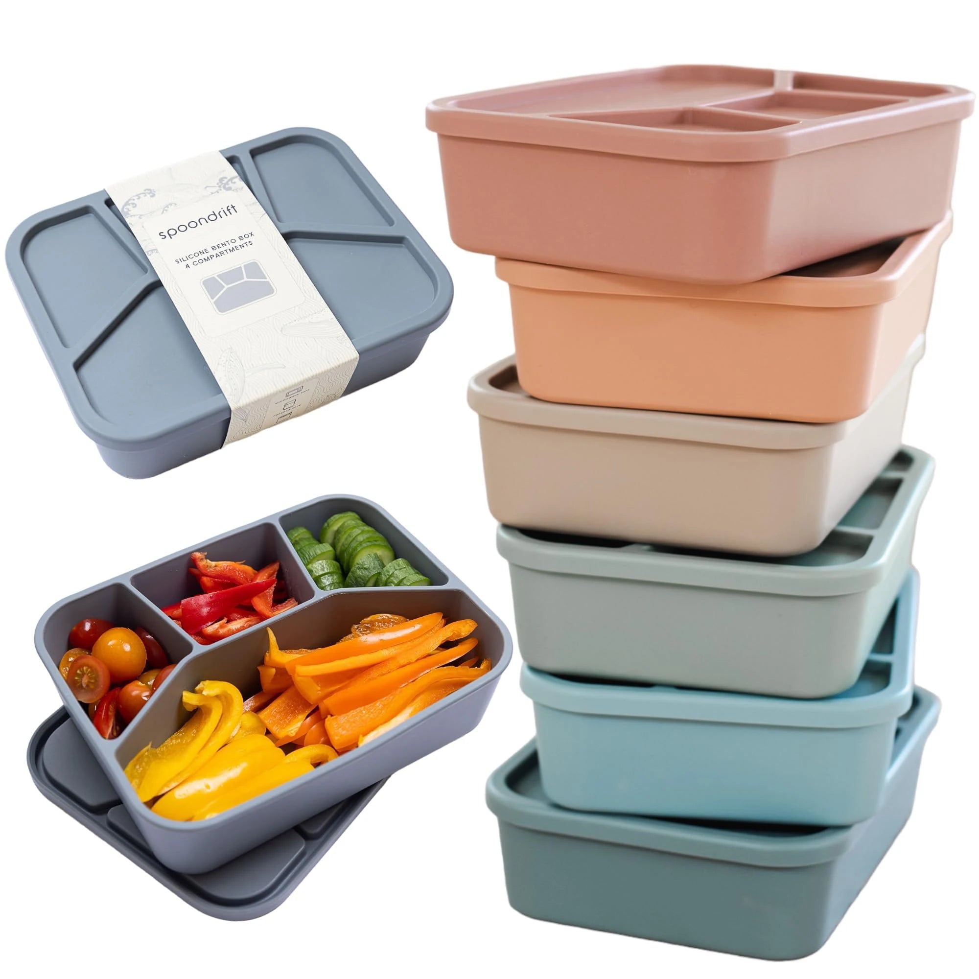 SnapBox – Leakproof Silicone Bento Lunch Box
